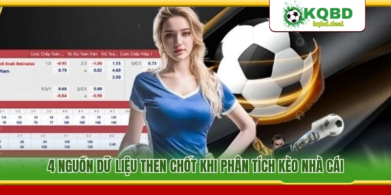 Điểm danh 4 luồng dữ liệu then chốt để đánh giá kèo bóng đá 